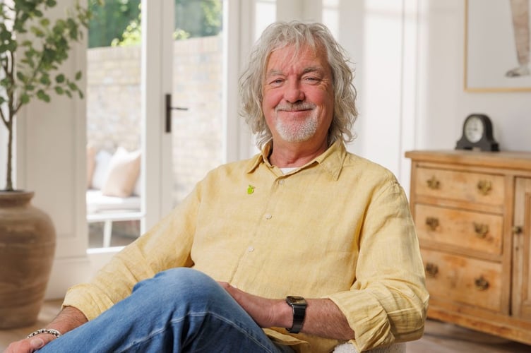 FareShare supporter James May backing the Omaze Million Pound House Draw in Cornwall. (Picture: Omaze)